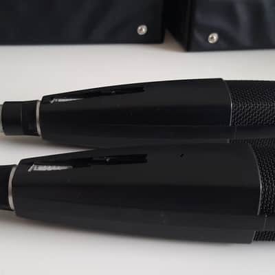 Set of 2x Sennheiser MD 421-U4 matched serials Cardioid Dynamic Microphones 1960s - 1990s - Black image 9
