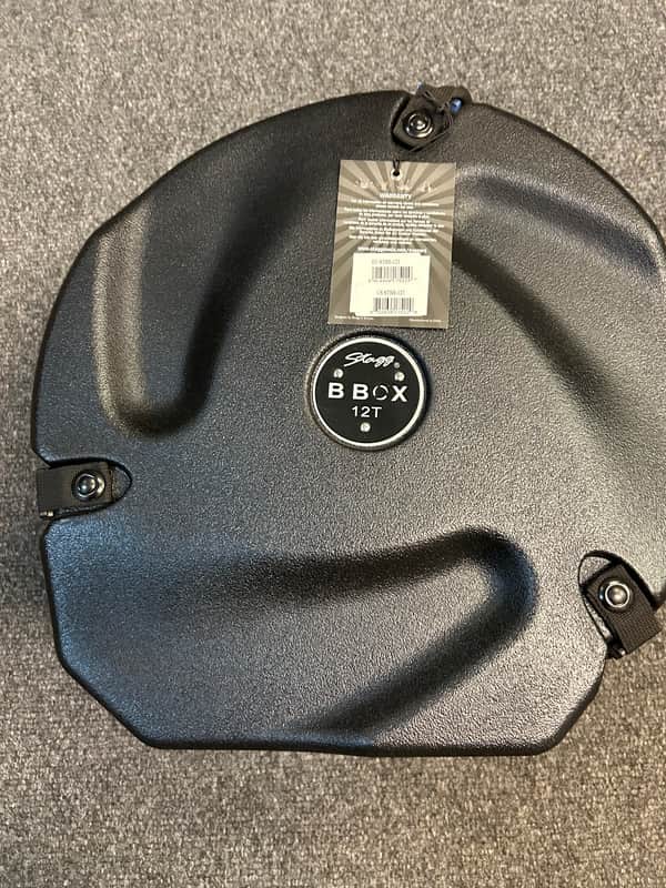 Stagg EU_STBB_12T 12" Tom case - Black image 1