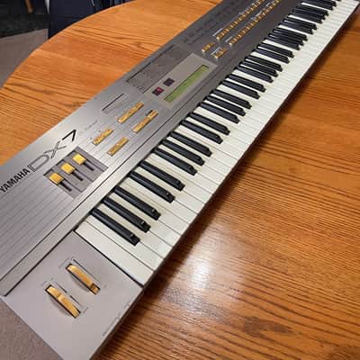 Yamaha DX7 II Centennial Digital Synthesizer Gold and Silver 1987