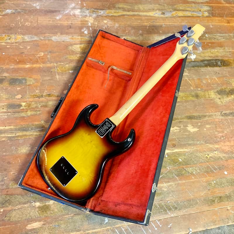 Burns Baldwin Baby Bison Bass guitar c 1965 Sunburst original