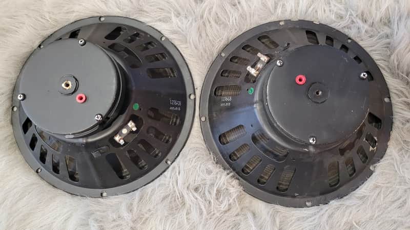 1966 Oxford/Fender Matched Pair 12T6 8 ohm Speakers with Original Cones image 1