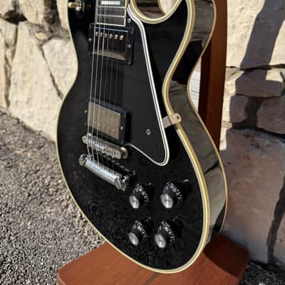 Gibson Custom Shop 1960 Reissue Les Paul Custom Black Beauty 50th Anniversary Gold Book 2010 - Black image 6