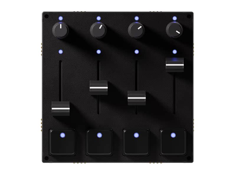 Intech Studio GRID3 PBF4 4-Button + Pot + Fader MIDI Controller [B-STOCK] image 1