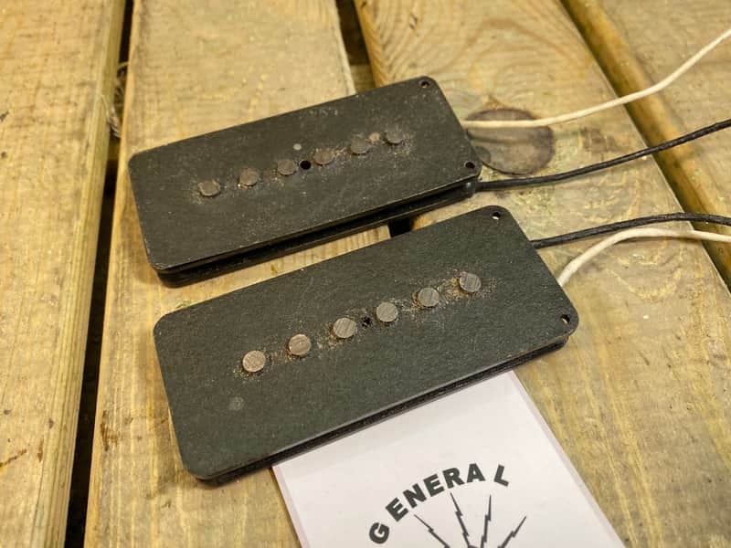 General Vintage Tone Jazzmaster Pickups Hand Made Scatter Wound Alnico V plain single Elektrisola U image 1