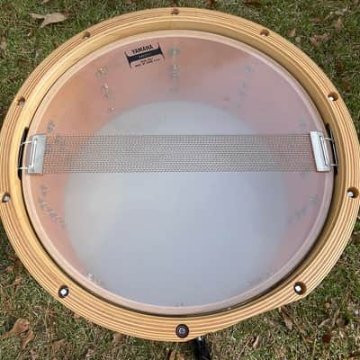 Yamaha MSD14AF Anton Fig Signature 14x6" Maple Snare Drum 2000s - Black image 6