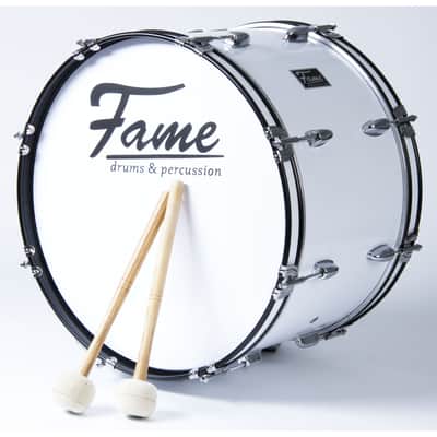Fame Marching BassDrum 18"x12" with Straps & Beaters - Marching bass drum image 6