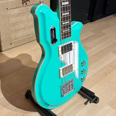 Eastwood - Airline Map Bass Long Scale - Rosewood - Seafoam Green (No Case Or Bag) - USED image 5