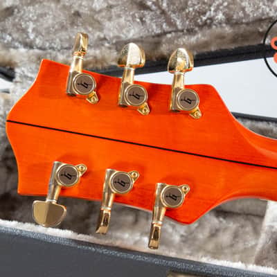 1990 Gretsch 6120W Nashville Western Orange MIJ Filter'Tron Bigsby OHSC image 9