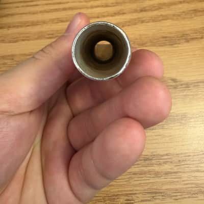 Selmer-Paris Metal Scroll Shank F Tenor Saxophone Mouthpiece 1960s image 2