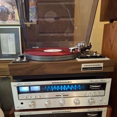 Rare Original Marantz 2238, Not B model, Recapped, New Lamps, WC-22 Wood Case, Only One on Reverb, $1699 Shipped! image 9