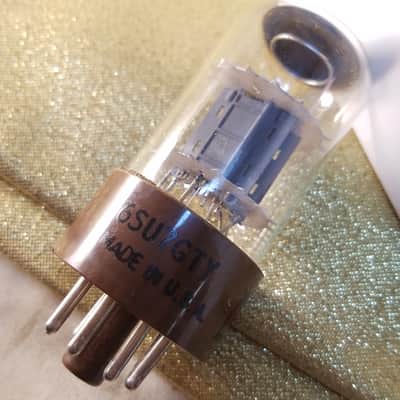 Tung-Sol Matched Pair (2) 6SU7GTY tNOS AT1000 TESTED Vacuum Tubes same date code 173B 6188 dual triode premium 6SL7 1975-1980 image 2