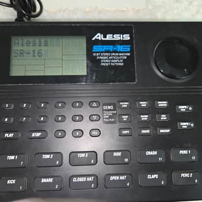 Alesis SR-16 Drum Machine 1992 Black image 10