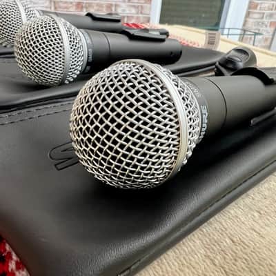 Lot of 5 Shure SM58 & SM57 microphones authentic MINT image 3