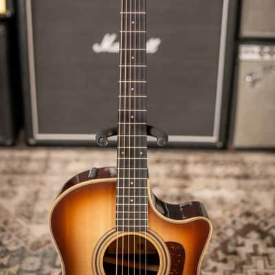 Taylor 414ce Studio Grand Auditorium Acoustic/Electric Guitar - Shaded Edge Burst with Gig Bag image 4