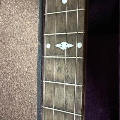 OLD Used Guckert Duplex 4 String Tenor Banjo 1922? w/ Hard Case Vintage Antique image 5