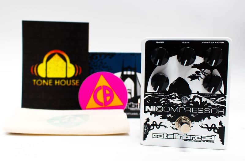 Catalinbread NICompressor Analog FET Compressor Pedal - Soft Pearl - NEW image 1