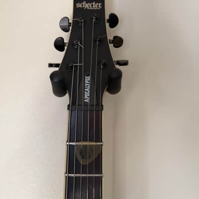 Schecter C-1 Apocalypse 2019 - Carbon Black image 5