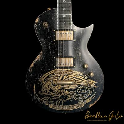 ESP Will Adler Warbird | Distressed Black with Graphic image 1