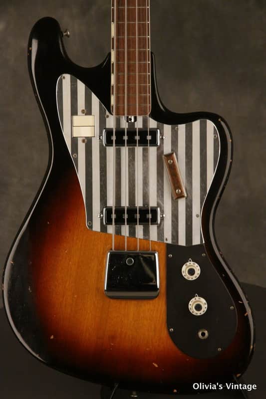 Silvertone/Teisco "Flea" Bass 1960s Sunburst image 1