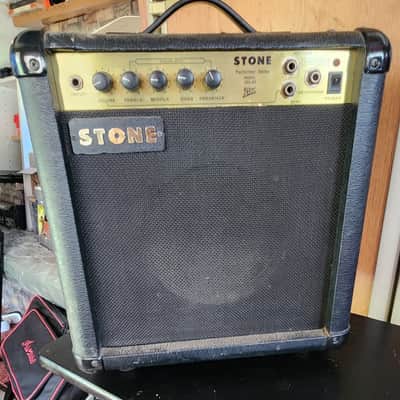 Stone Performer SBA-20 Bass Guitar Amplifier 2005 - Present Black & Gold! SICK BASS PRACTICE AMP!! WORKS PERFECT!! image 3