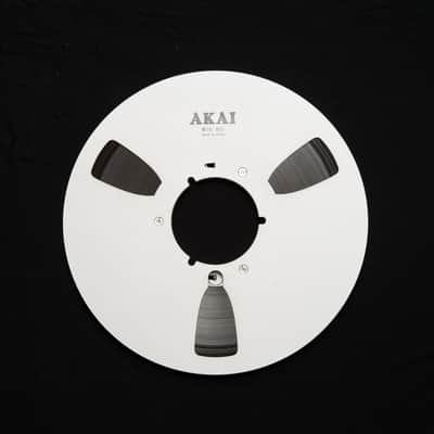 AKAI 10.5" aluminum metal reel, with AKAI ERT box, loaded with tape image 4