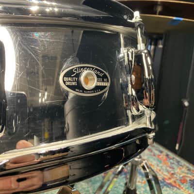 Slingerland - 5.5×14" No. 190 TDR Model, 5 Ply, 8-Lug Snare Drum - Chrome-Over-Wood image 5