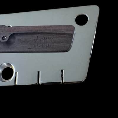 New Zamm Chrome Steel Upgraded Danelectro Steel Base Bridge No Pick Tray Sag Resistant Improved Intonation image 3