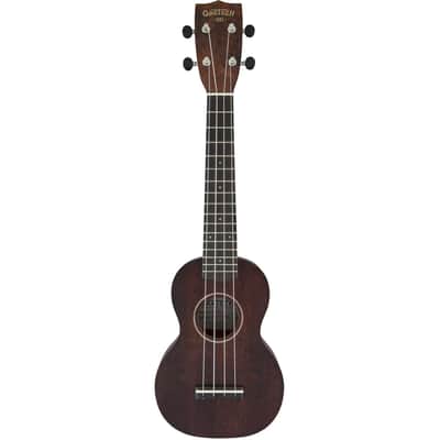 Gretsch G9100-L Soprano Long-Neck Ukulele with Gig Bag, Vintage Mahogany Stain image 1