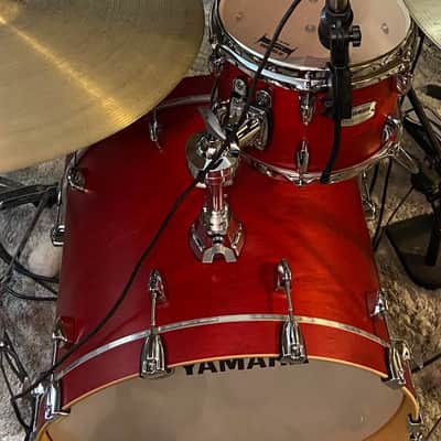 Yamaha Tour Custom 4-piece Shell Pack 2024 - Candy Apple Satin image 8