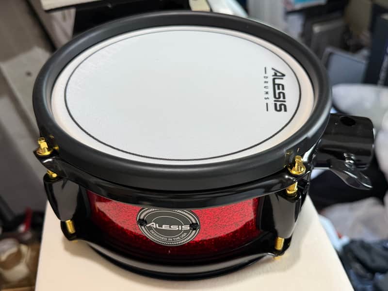 Alesis ALESIS STRIKE PRO SE SPECIAL EDITION 8" DUAL ZONE RED MESH TOM DRUM TRIGGER image 1