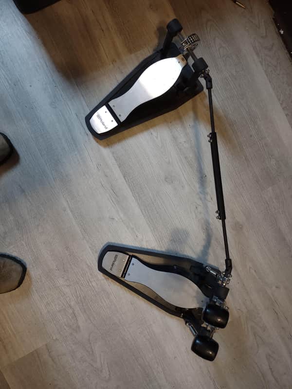 Roland RDH-102 Noise Eater Double Bass Drum Pedal 2020s - Black / Chrome image 1