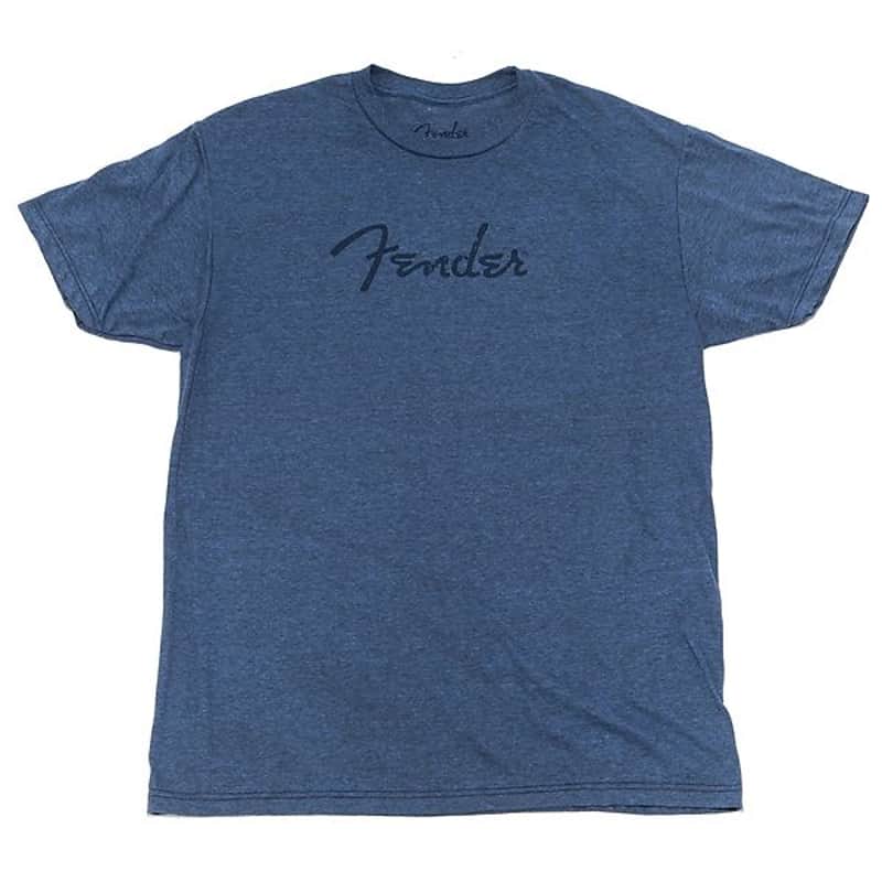 Fender Distressed Logo Premium T-Shirt, Indigo Black, S 2016 image 2