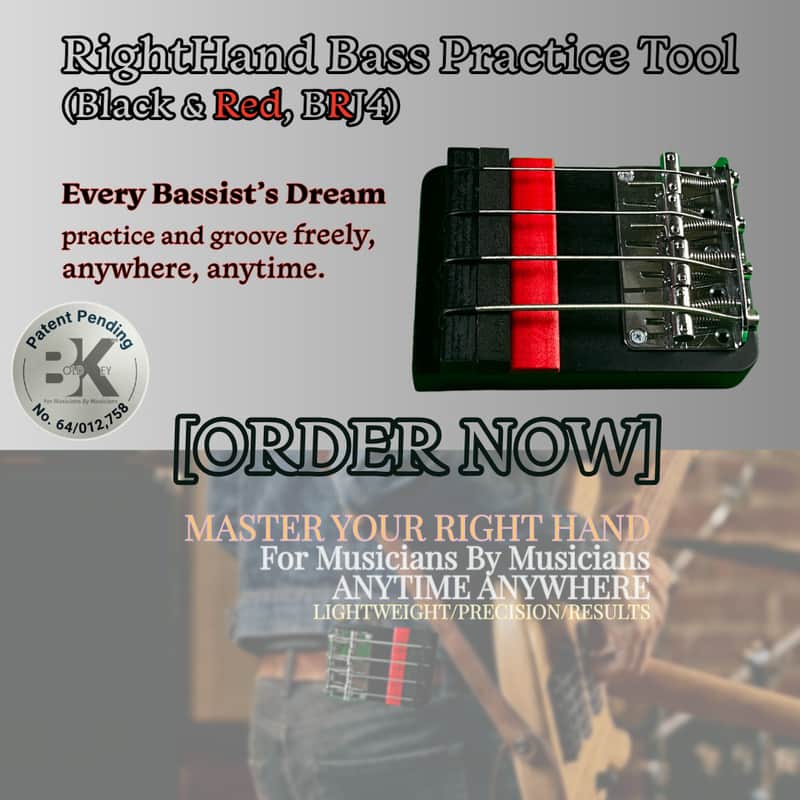 [In Stock] Bold Key BRJ4 Bass Practice Tool image 1