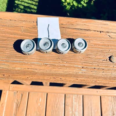 Peavey vintage 70s aluminum set-screw knobs (lot of 4) image 3