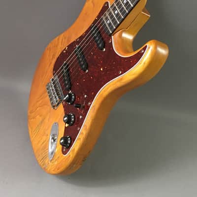 Vintage 1980s Fender Stratocaster Custom Natural Relic Nitro Lacquer Swamp Ash ST72 Hardtail HSC Ultra Light 6.3 Lb image 10