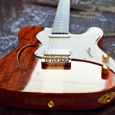GB Liuteria Traditional Tele semi hollow kiaat image 5