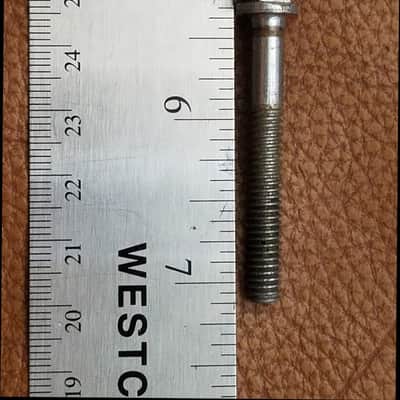 4x WFL TENSION RODS screws NICKEL FACTORY PLATED or Snare or Tom 1940s 1950s  1960s CLEAN & MATCHING image 4