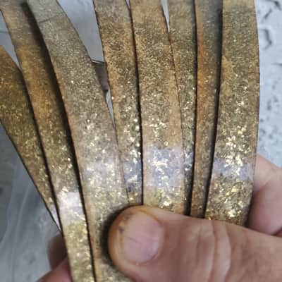 Vintage HOOP INLAYS for BASS - SNARE DRUM - TOM / FLOOR TOM WOOD HOOPS Glass Glitter/Sparkle 1930s 1940s 1950s 1960s MIJ - Leedy - Slingerland -Radio King - Ludwig - Leedy & Ludwig - Rogers - Gretsch & others ? image 5