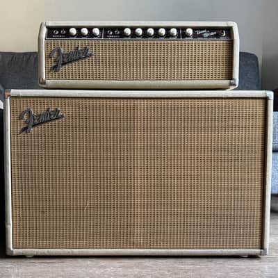 Pre-CBS 1962 Fender Bandmaster Amp 6G7-A Blonde Brown Face Beige Grille Cloth image 18