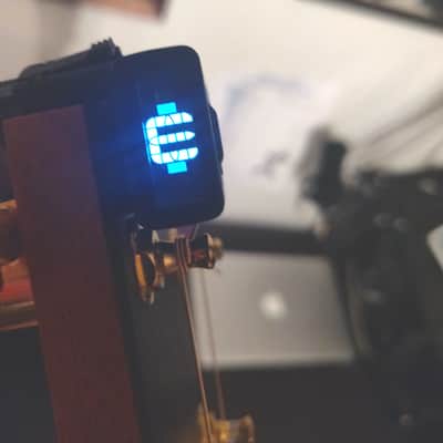 D'Addario PW-CT-12 Planet Waves Micro Headstock Tuner 2011 - 2020 - Black image 7