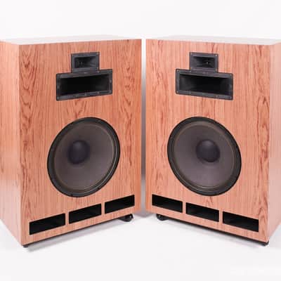 Klipsch Cornwall II // Horn Speakers / Flat Cut Bubinga / Aural Custom Restoration image 2