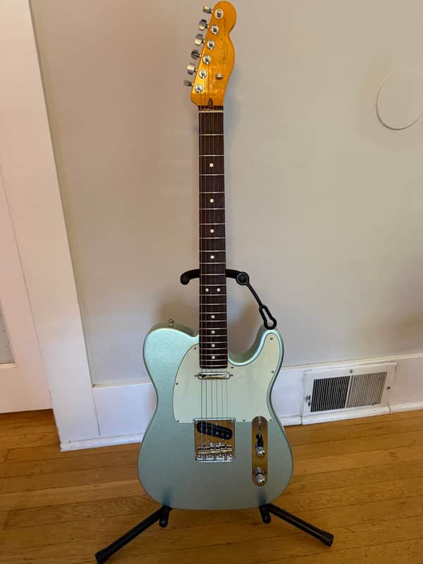 Fender American Professional II Telecaster with Rosewood Fretboard 2020 - Present - Mystic Surf Green image 1