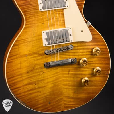 2021 - Gibson Custom Shop Made 2 Measure Murphy Lab '59 Les Paul Standard Murphy Painted Ultra Heavy Aged Honey Lemon Fade image 6