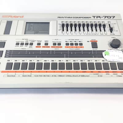 Roland TR-707 Rhythm Composer 1985 - White (Serviced / Warranty)
