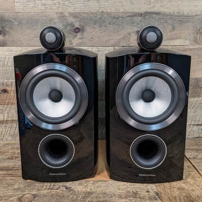 Bowers & Wilkins B&W 805 D3 Bookshelf Speakers (Pair) In Gloss Black Mint with boxes image 2