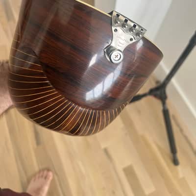 Gorgeous Martin Style Vintage 1800’s J. Howard W. Foote & Co CHALLENGE ROSEWOOD Bowlback Mandolin Challenge Bowlback Tater Bug Mandolin - Brazilian Rosewood image 7