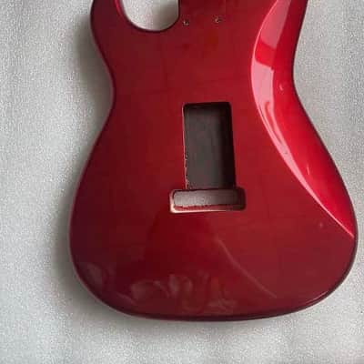 Red Alder Wood Stratocaster Strat Style Guitar Body image 2