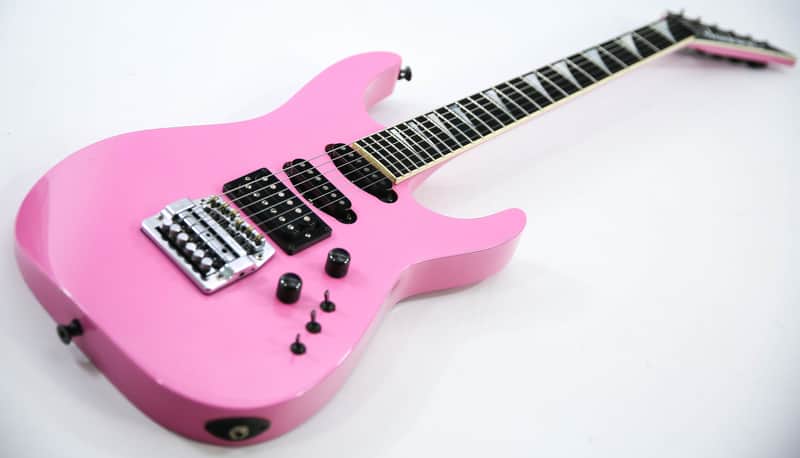 1980s Jackson USA Soloist Custom Platinum Pink Kahler Trem & | Reverb