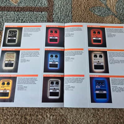 Vintage 1980's DOD Pedal Catalog! Rare, Original Case Candy, Paperwork! image 4