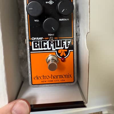 Electro-Harmonix Op Amp Big Muff Pi Reissue 2017 - Present - Black/Orange image 2